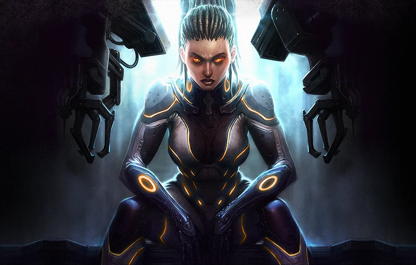 Photo wallpaper starcraft 2, Heart of The Swarm, hots, Sarah Kerrigan, sarah kerrigan