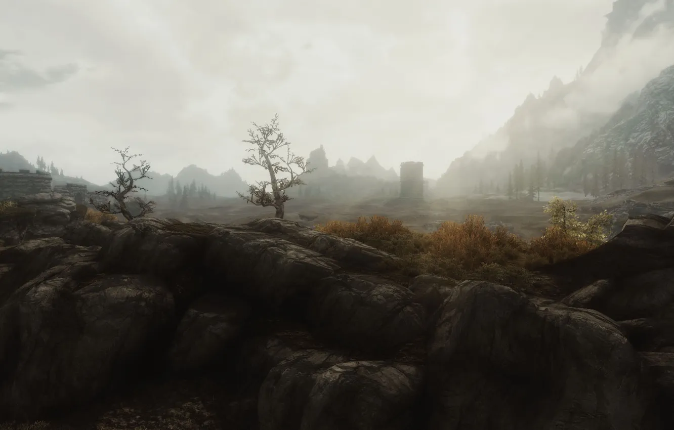 Photo wallpaper nature, Skyrim, The Elder Scrolls