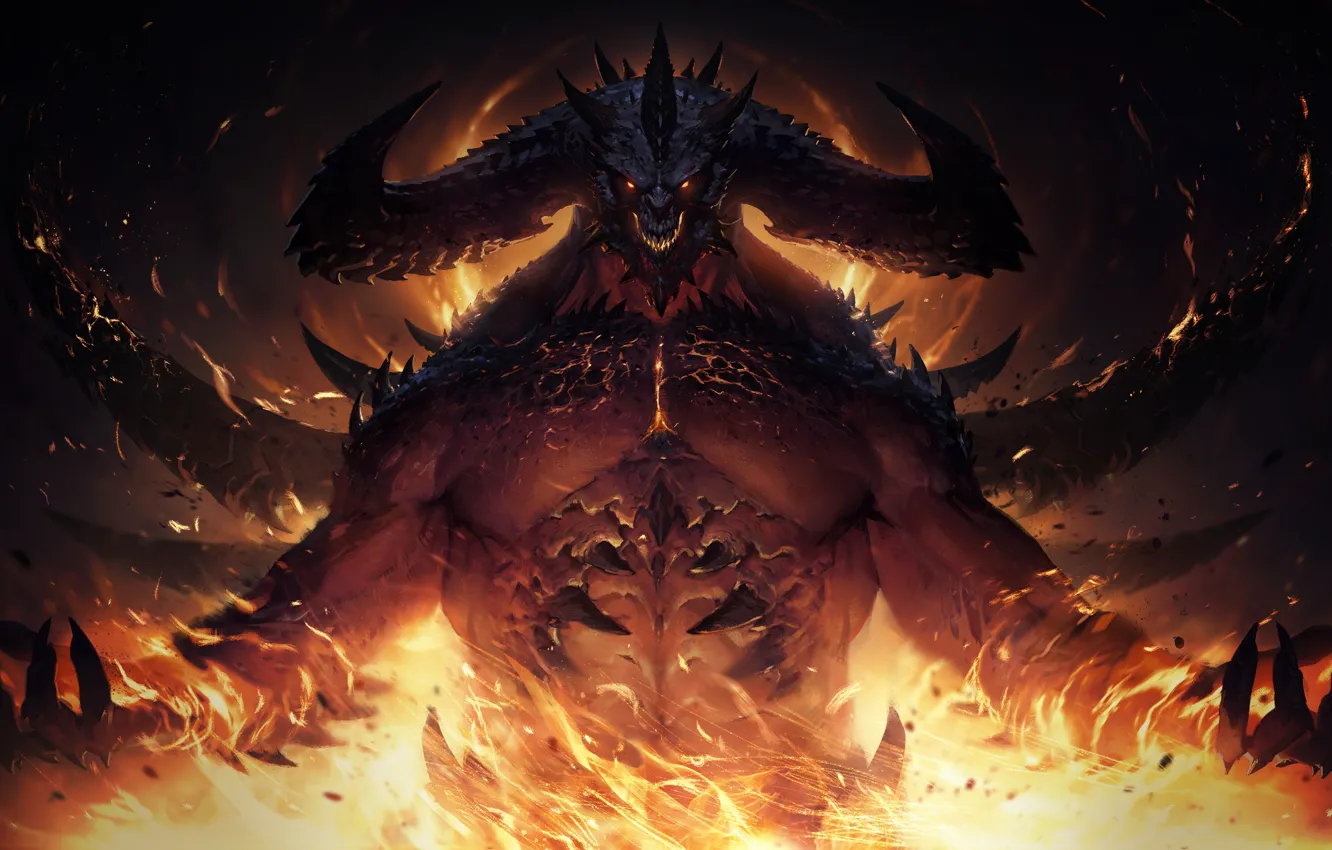 Photo wallpaper diablo, Diablo, DIABLO IMMORTAL