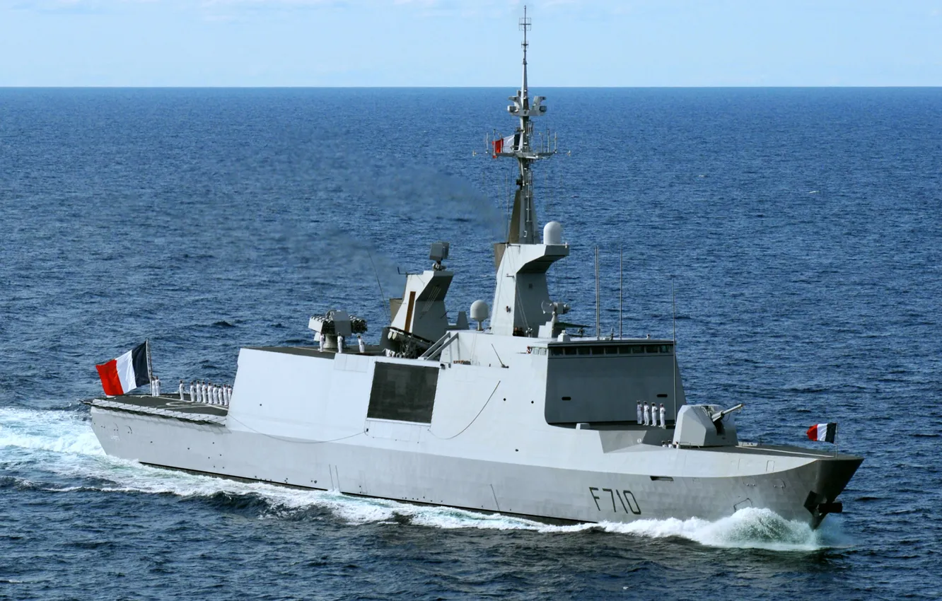 Photo wallpaper frigate, French Navy, La Fayette, F 710