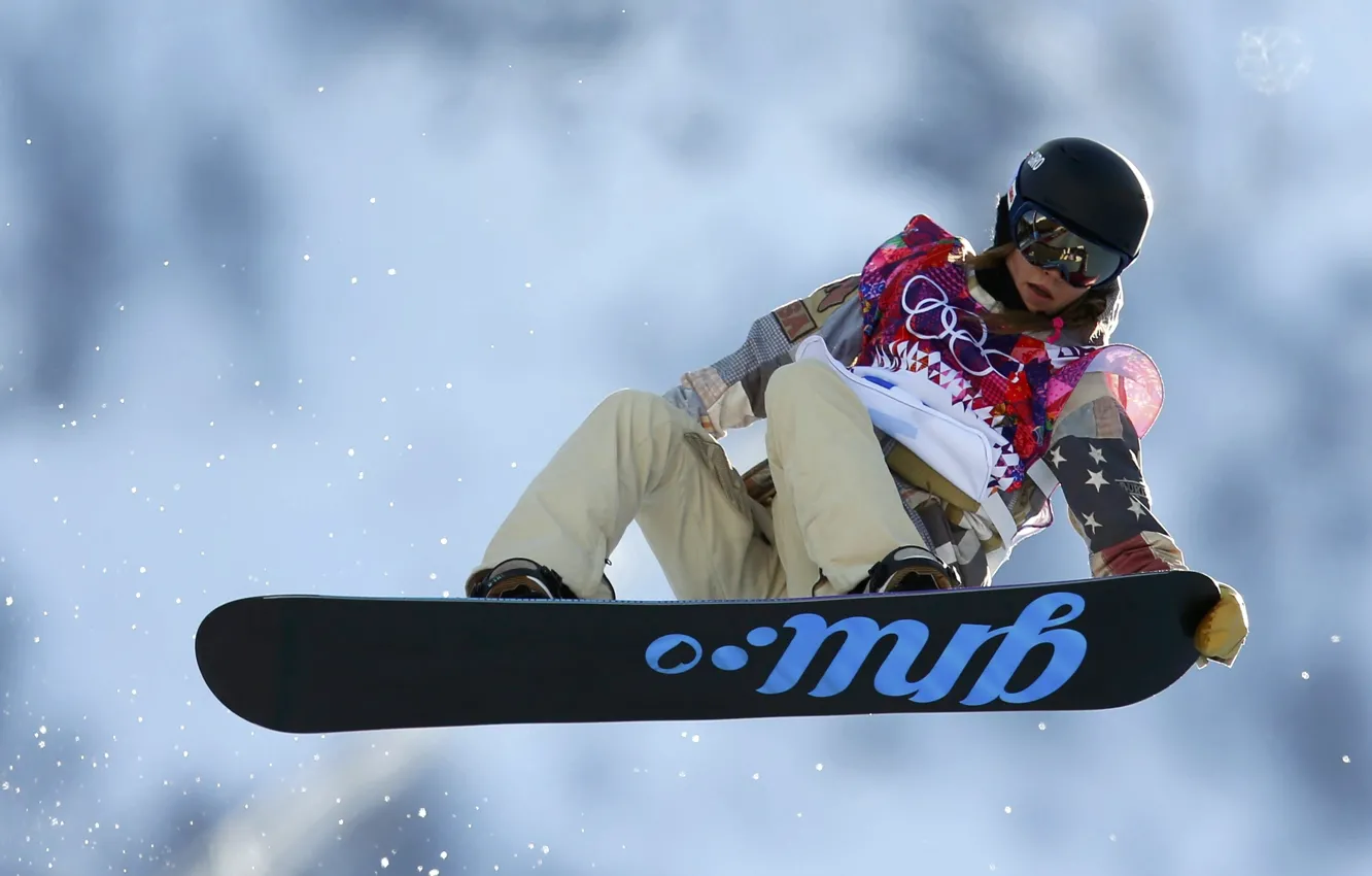 Photo wallpaper gold medal, American, Sochi 2014, Kaitlyn Farrington, snowboarder