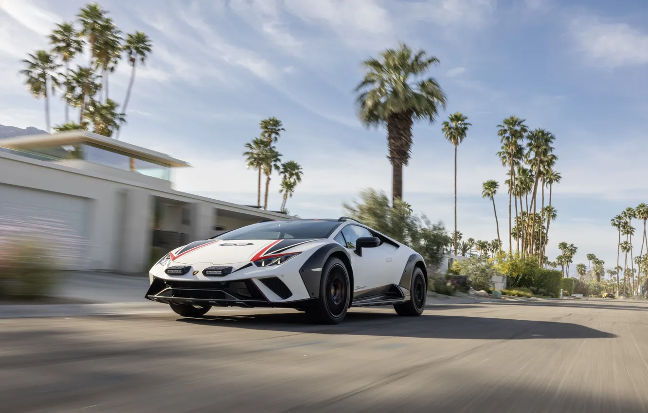 Photo wallpaper car, Lamborghini, speed, Huracan, Lamborghini Huracan Sterrato