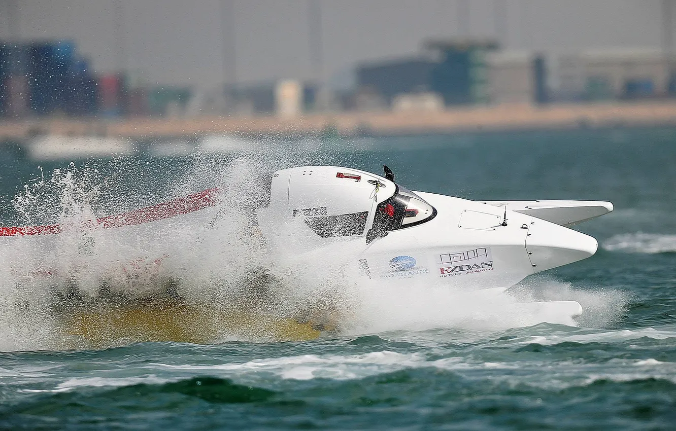 Photo wallpaper race, boat, speed