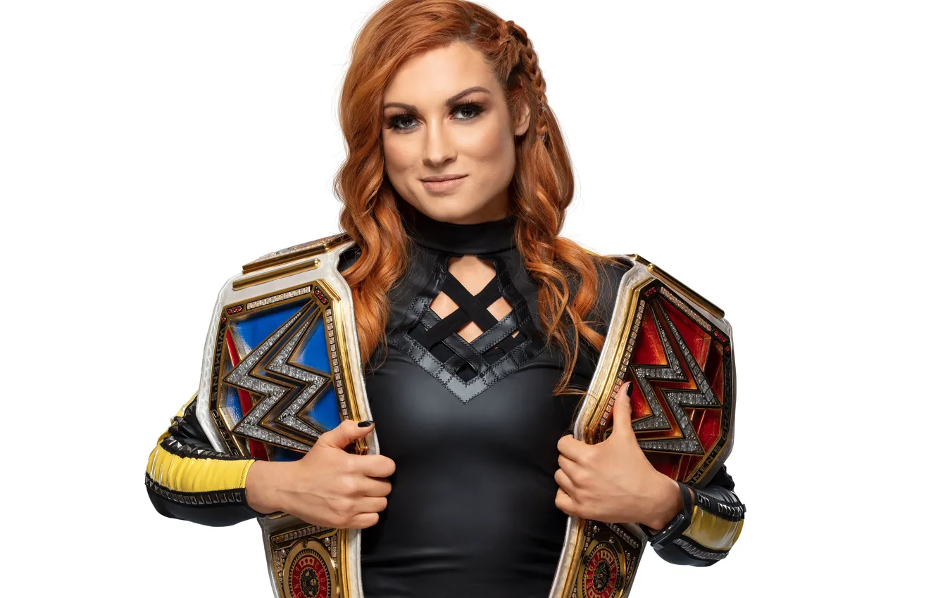 Photo wallpaper look, pose, belt, wrestler, hair, Wrestling, WWE, Rebecca Knox