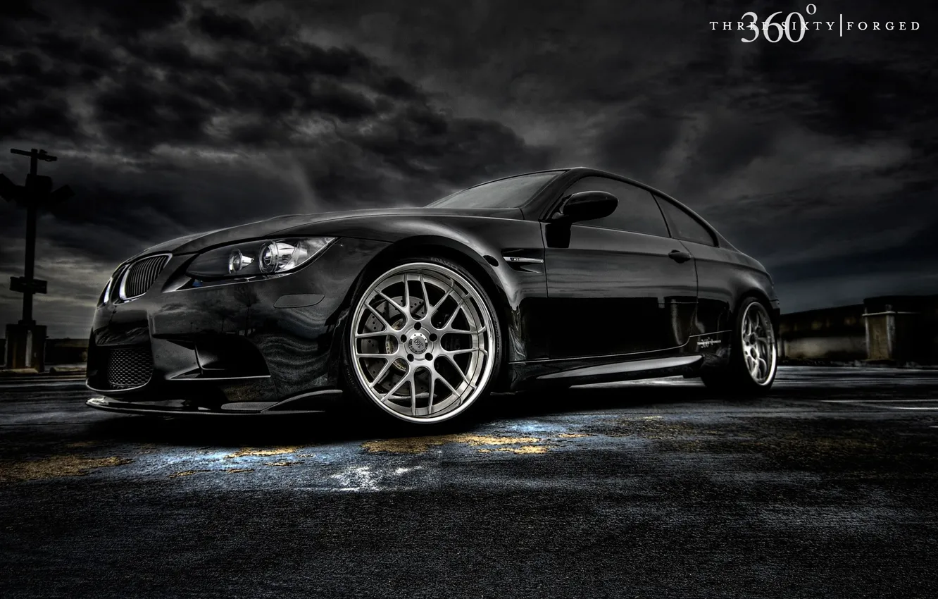 Photo wallpaper machine, tuning, bmw