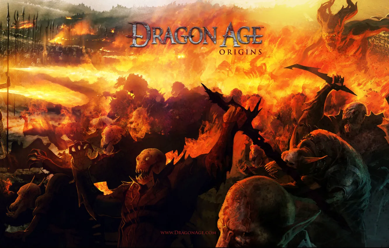 Photo wallpaper Origins, dragon, Age