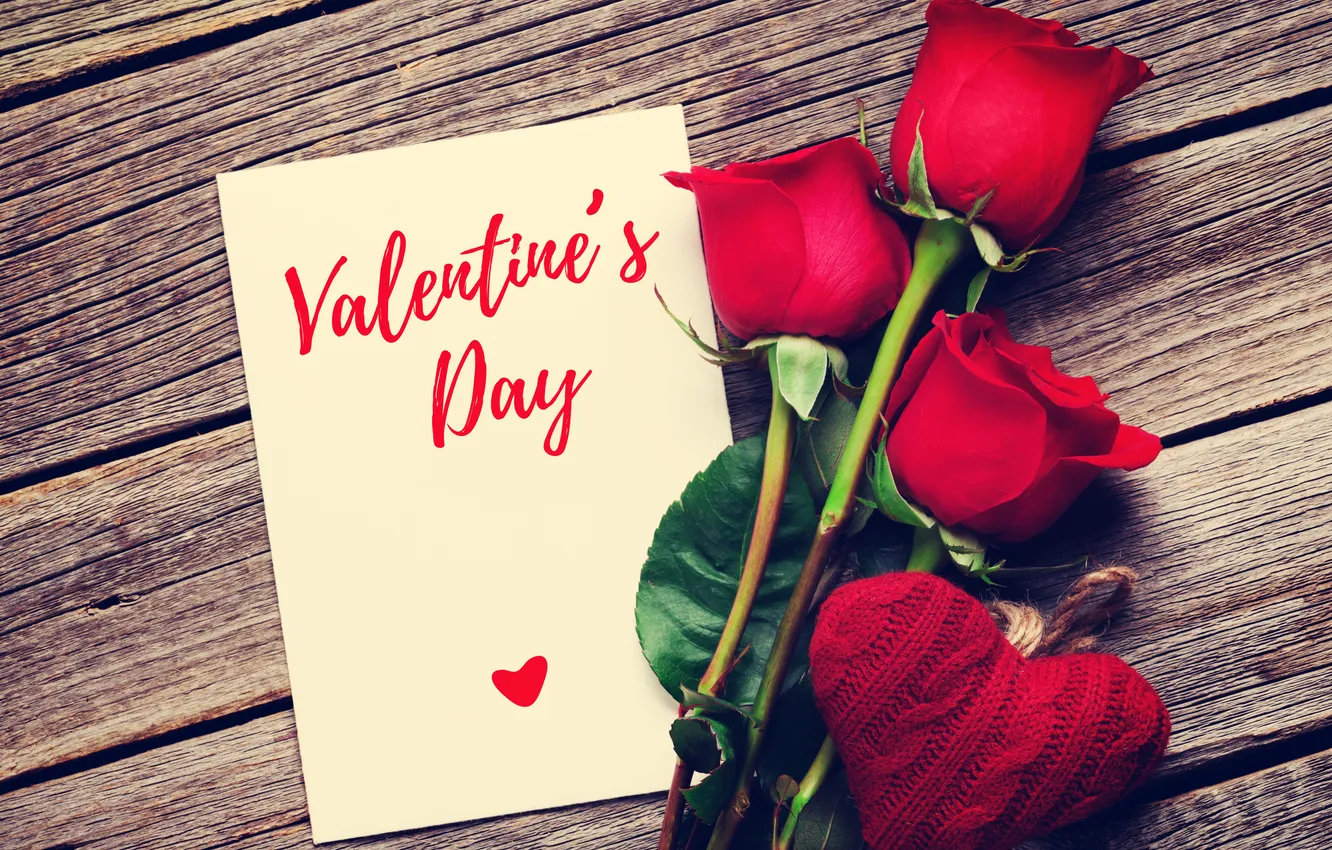 Photo wallpaper love, flowers, romance, roses, bouquet, love, Valentine's day, heart