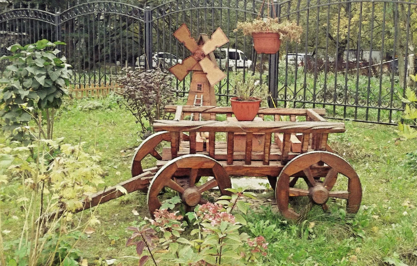 Photo wallpaper autumn, interior, mill, October 2024