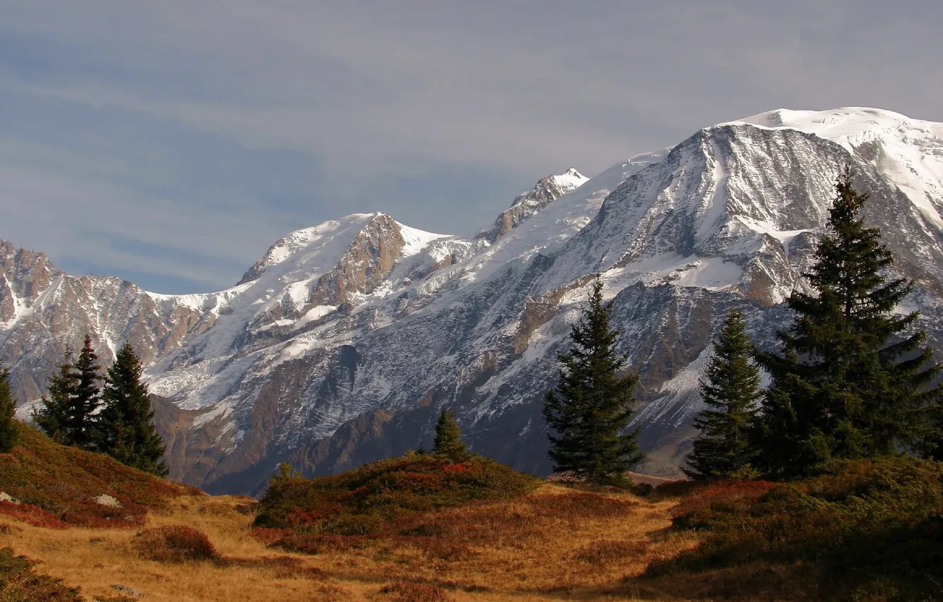 Photo wallpaper autumn, landscape, mountains