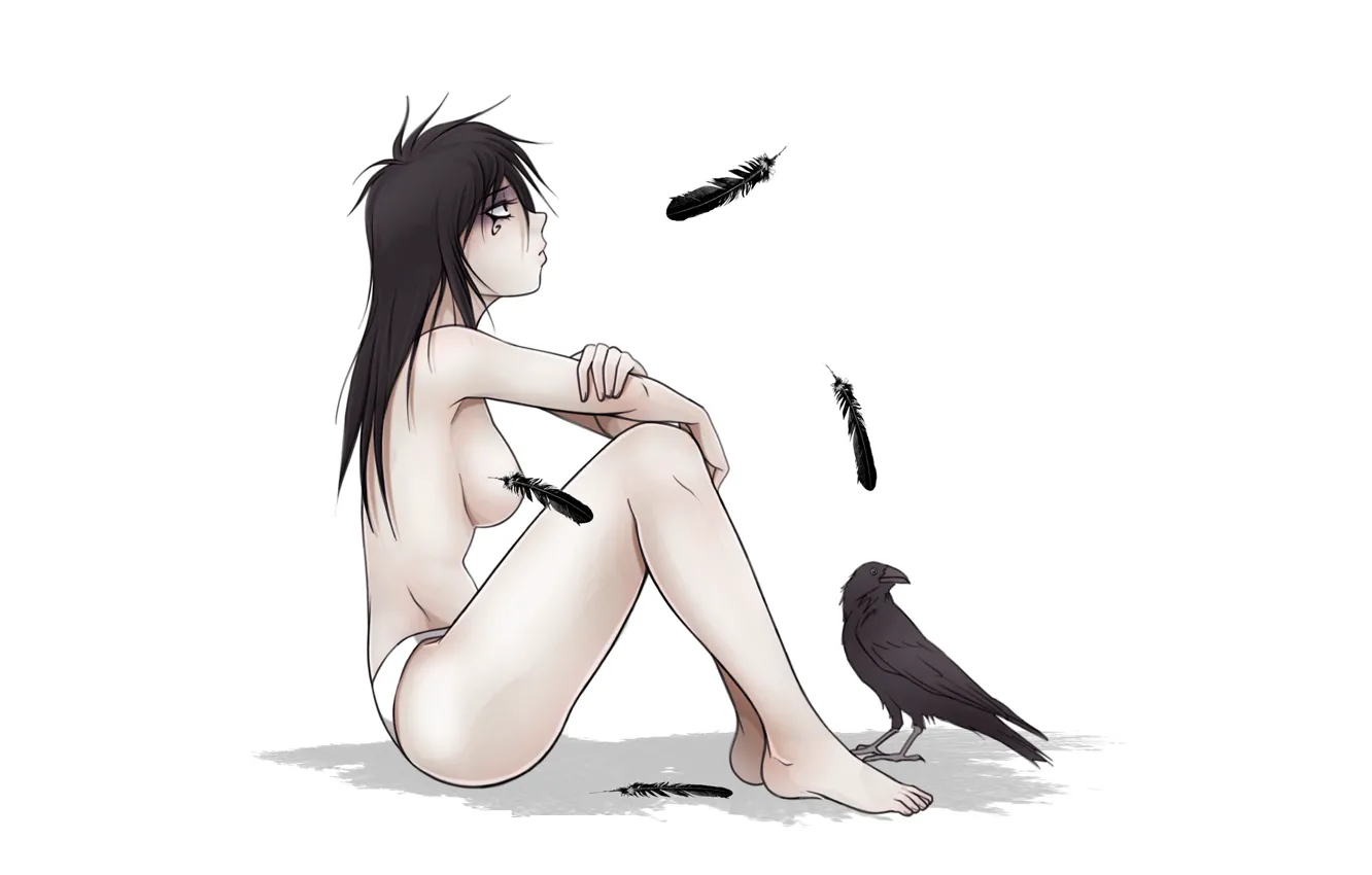 Photo wallpaper death, Raven, Sandman, Sandy man