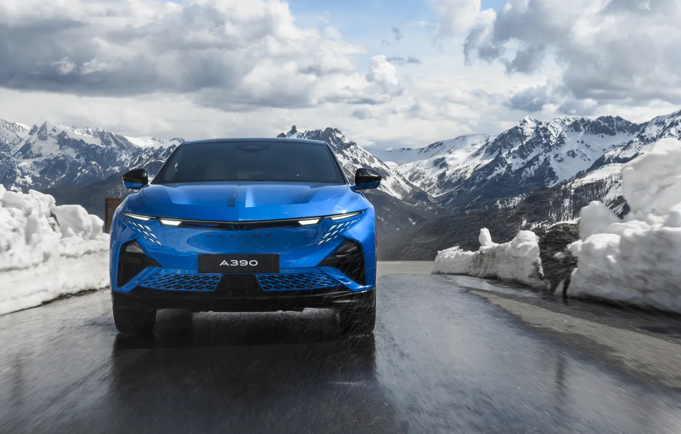 Photo wallpaper crossover, GTS, Alpine, 2025, A390, Alpine A390 GTS