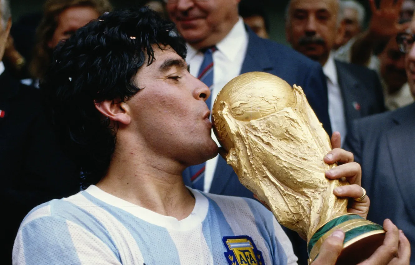 Photo wallpaper football, Argentina, Maradona, maradona, world Cup