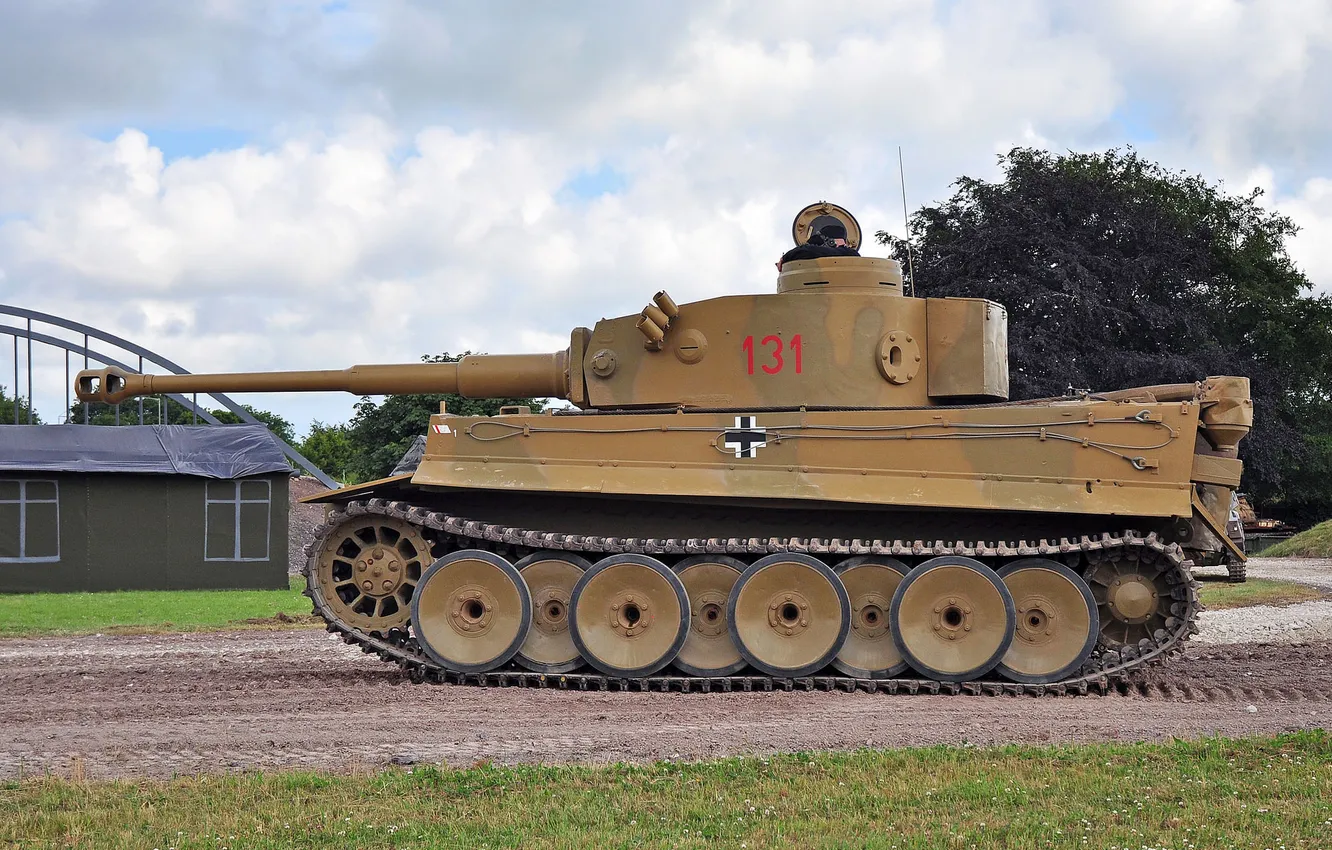 Photo wallpaper tank, Tiger, armor, German, heavy, Pz.Kpfw.VI