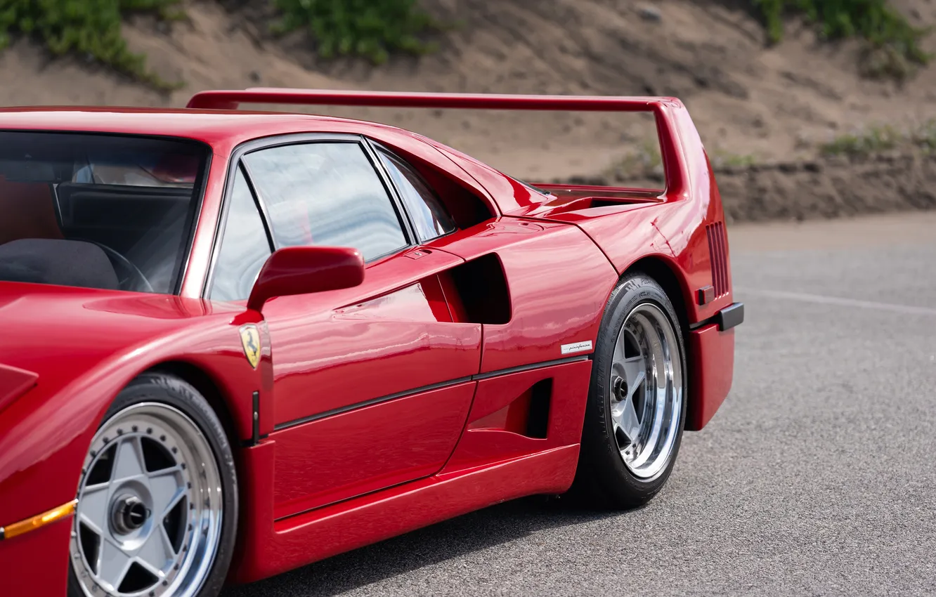 Photo wallpaper Ferrari, F40, 1990, Ferrari F40