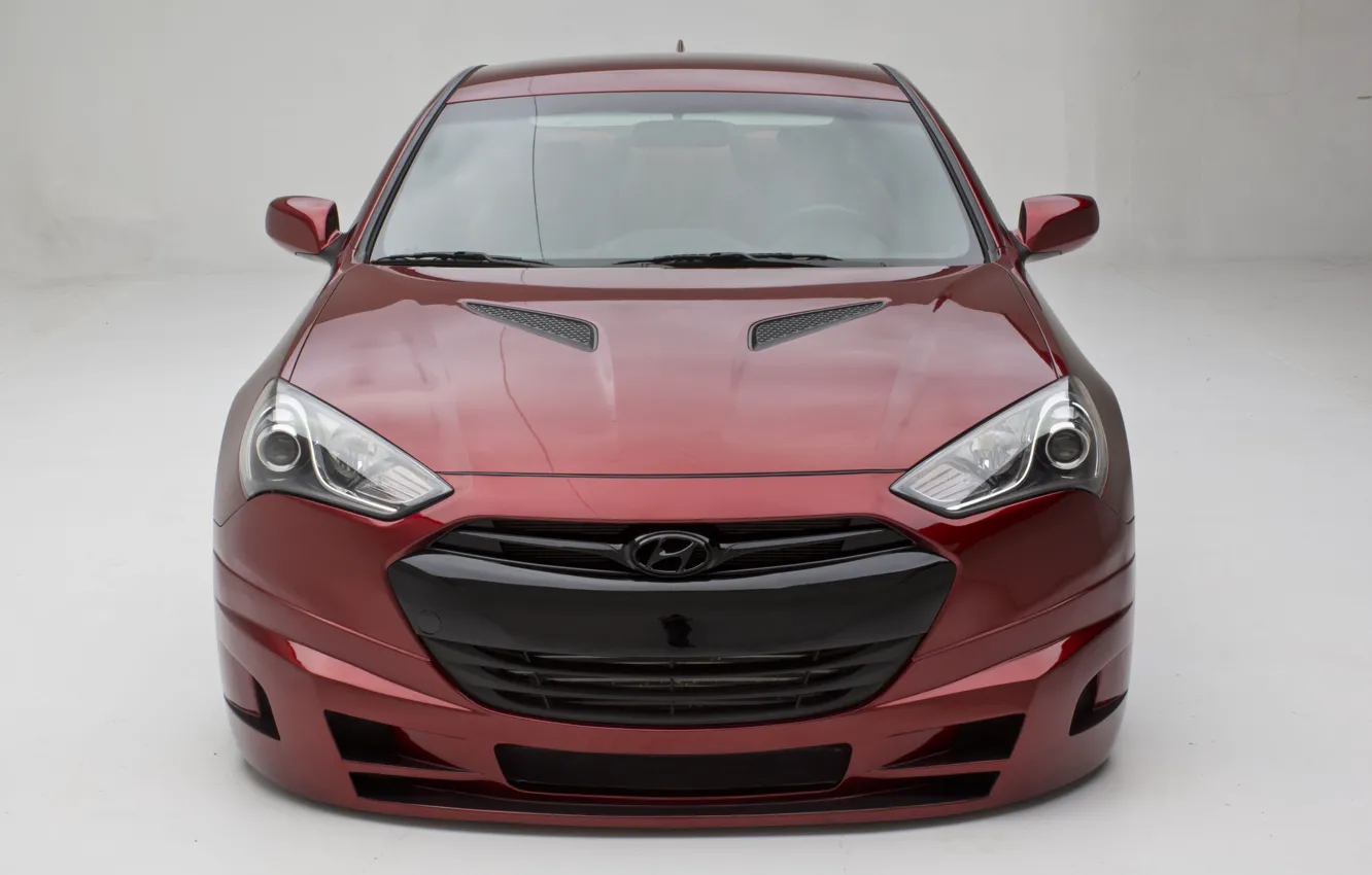 Photo wallpaper Hyundai, cars, Coupe, tuning, Genesis