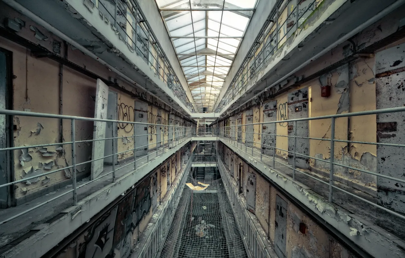 Photo wallpaper interior, camera, prison