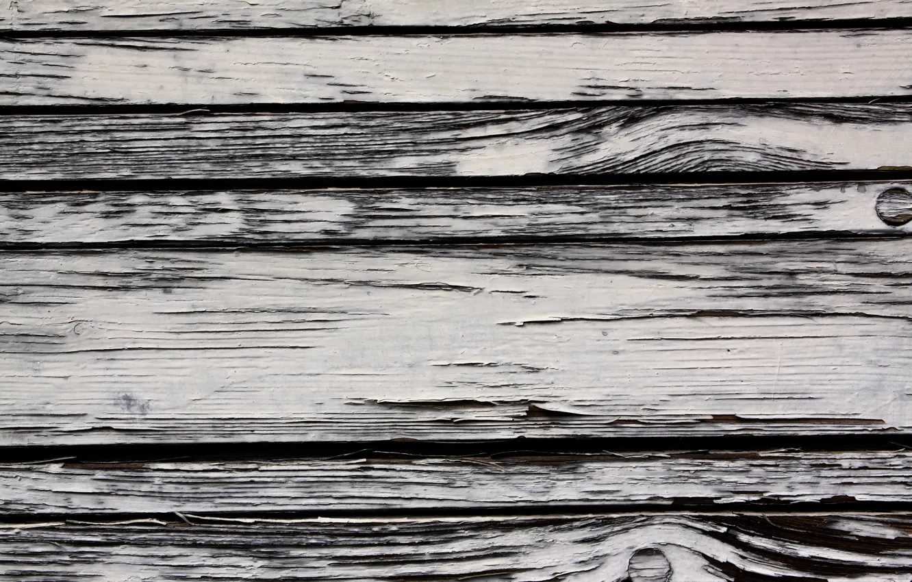 Photo wallpaper white, wood, paint, peeling
