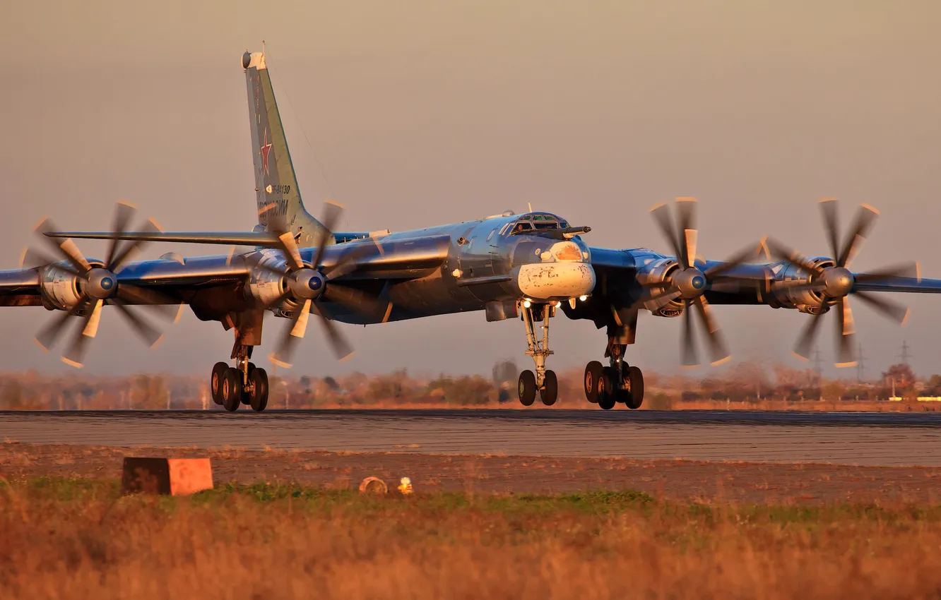 Photo wallpaper bomber, the plane, Tu-95