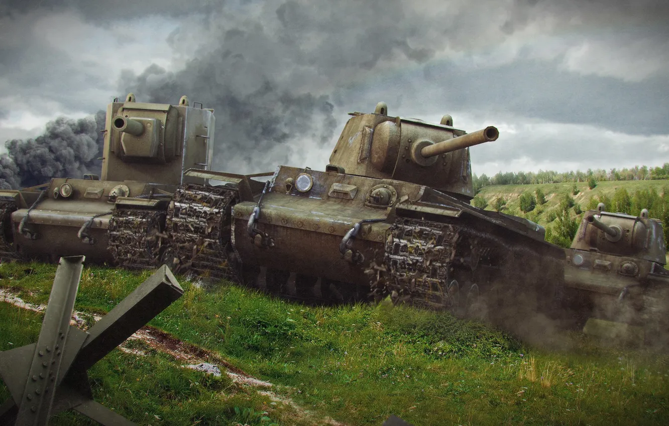 Photo wallpaper tank, WoT, tank, KV-2, World of Tanks, tanks, World Of Tanks, KV-1