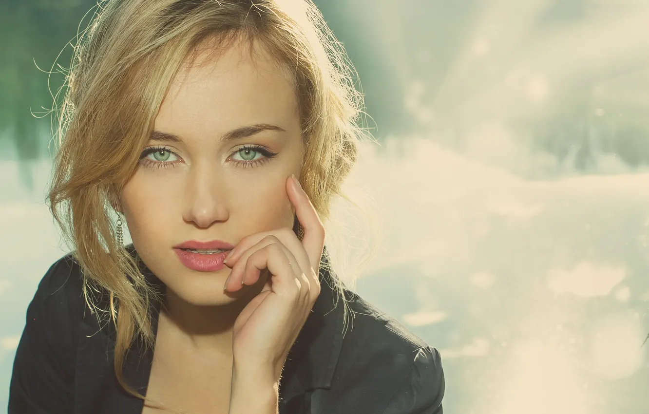 Photo wallpaper look, background, portrait, beauty