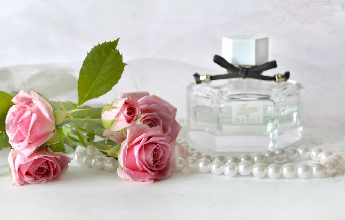 Photo wallpaper roses, spirit, necklace, vintage