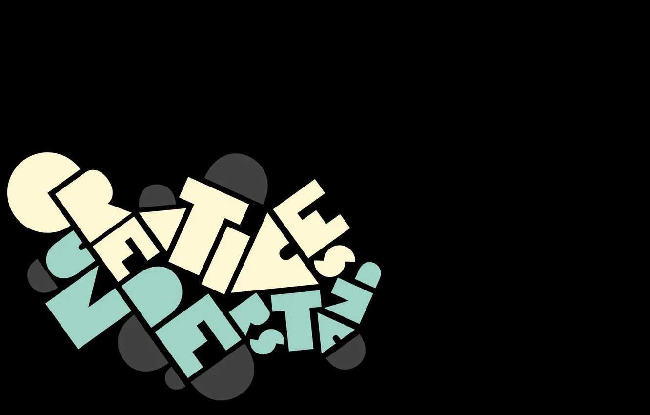 Photo wallpaper letters, creative, background, the inscription, black, minimalism