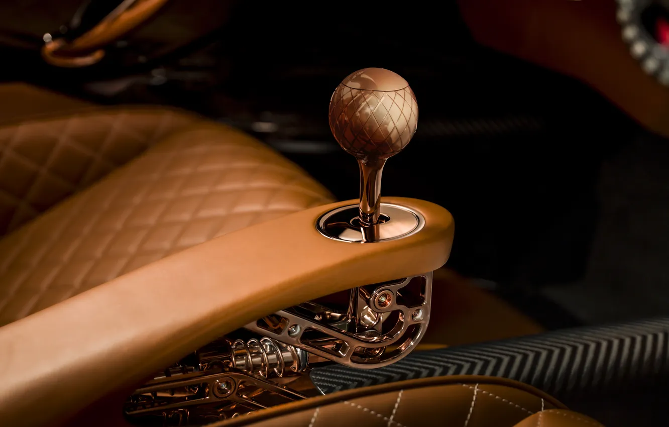 Photo wallpaper supercar, Supercar, De Tomaso, 2019, De Tomaso P72, interior details, De Tomaso Automobili SpA, gear …