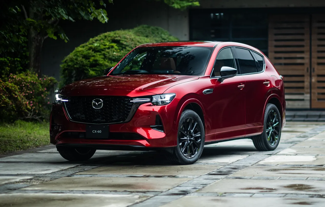 Photo wallpaper Mazda, Hybrid, Sports, Premium, 2022, CX 60 XD