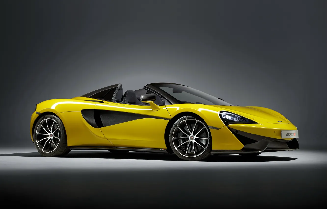 Photo wallpaper background, McLaren, convertible, McLaren, Spider, 570S