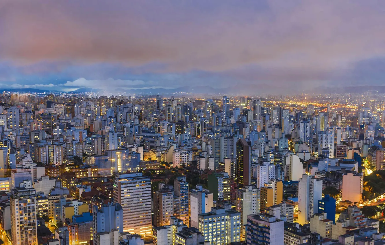 Photo wallpaper home, panorama, Brazil, Sao Paulo