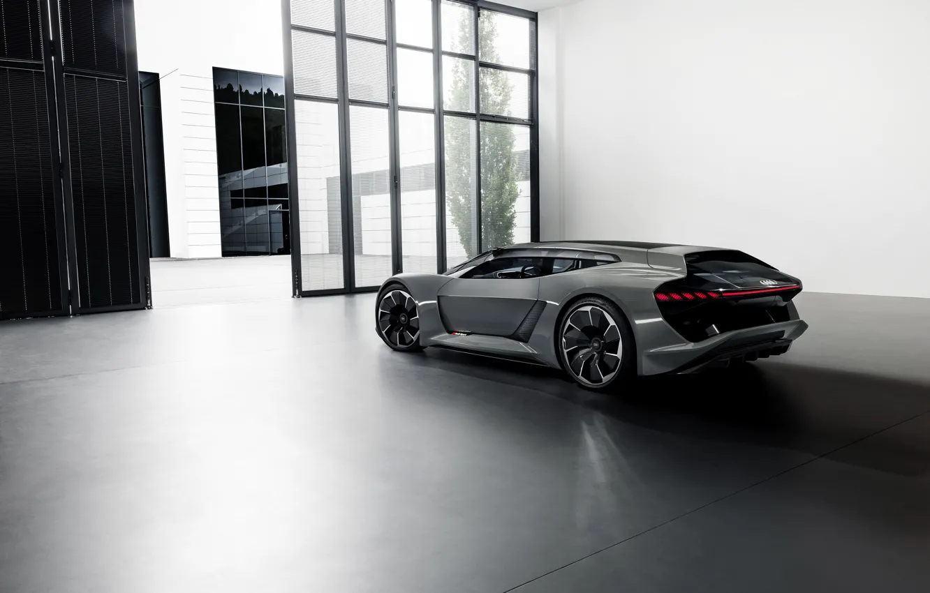 Photo wallpaper grey, Audi, gate, the room, 2018, PB18 e-tron Concept