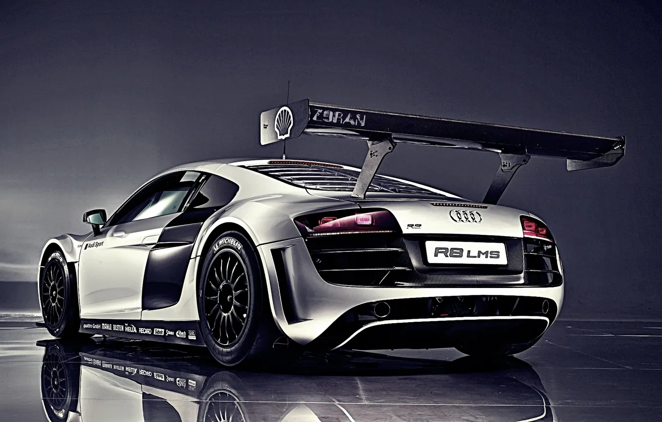 Photo wallpaper background, tile, Audi R8, Motorsport