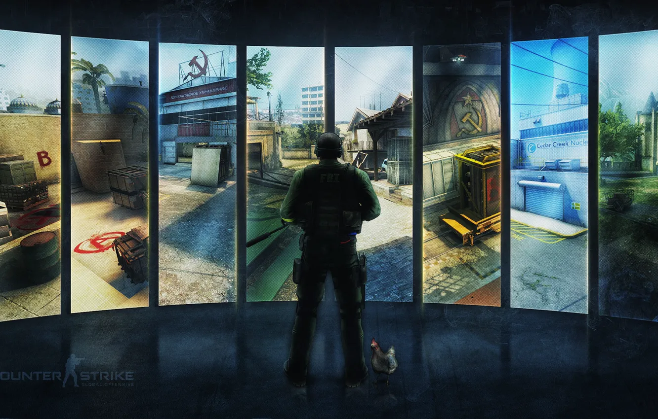 Photo wallpaper Valve, Counter Strike, Steam, CS:GO, Global Offensive