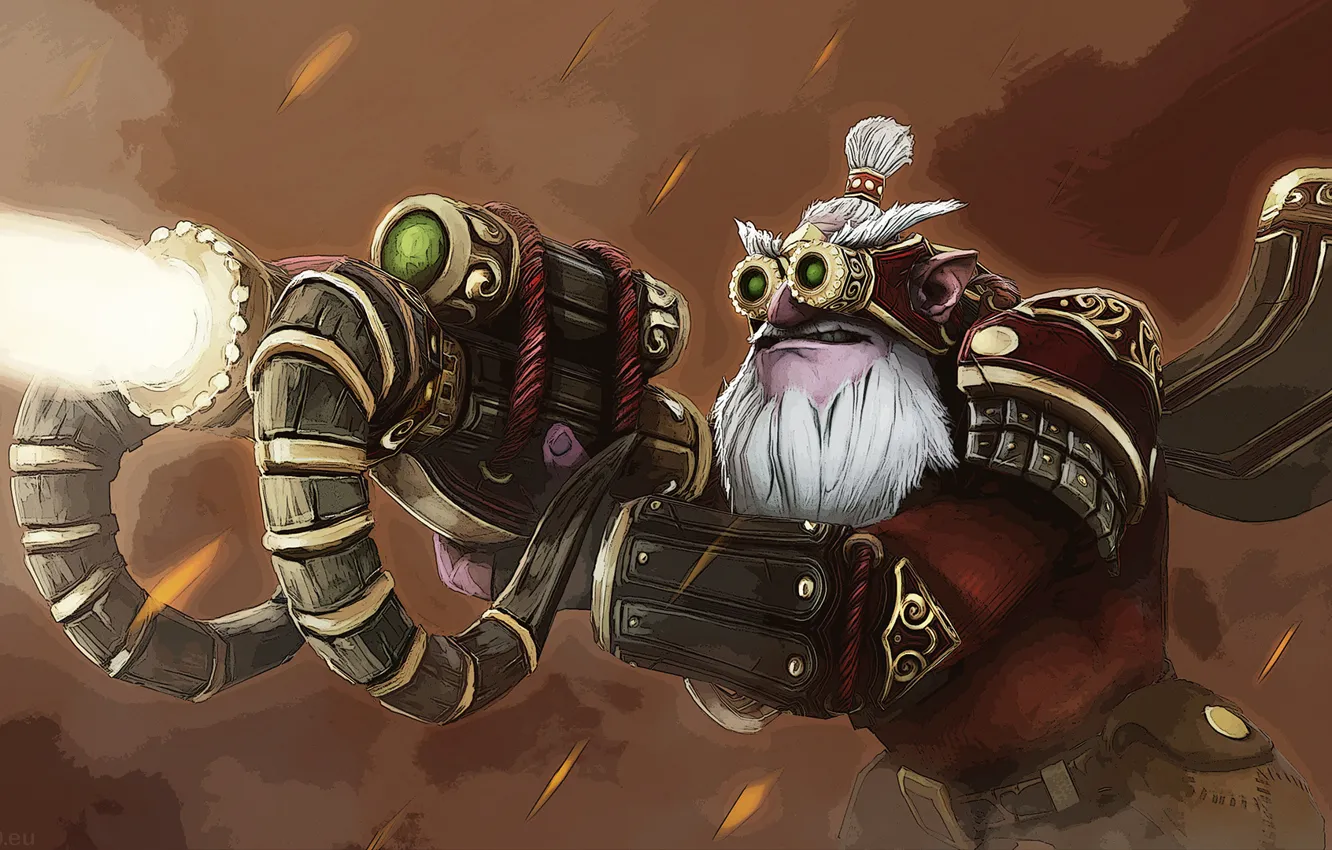 Photo wallpaper weapons, art, sniper, dota 2, Sharpe To Kardel