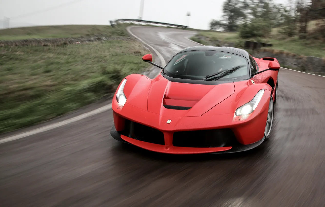 Photo wallpaper Red, Ferrari, Hypercar, LaFerrari, Will do