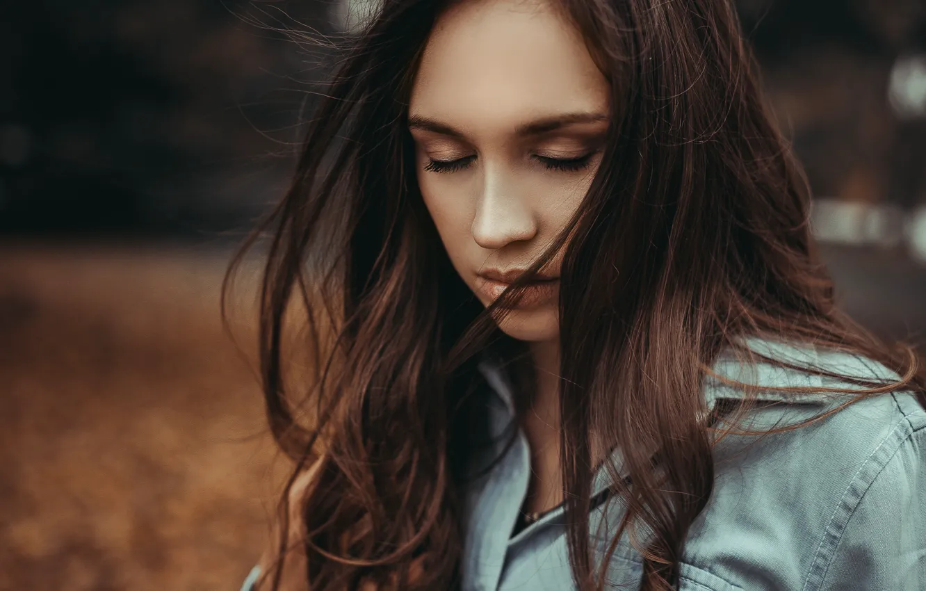 Photo wallpaper sponge, curls, bokeh