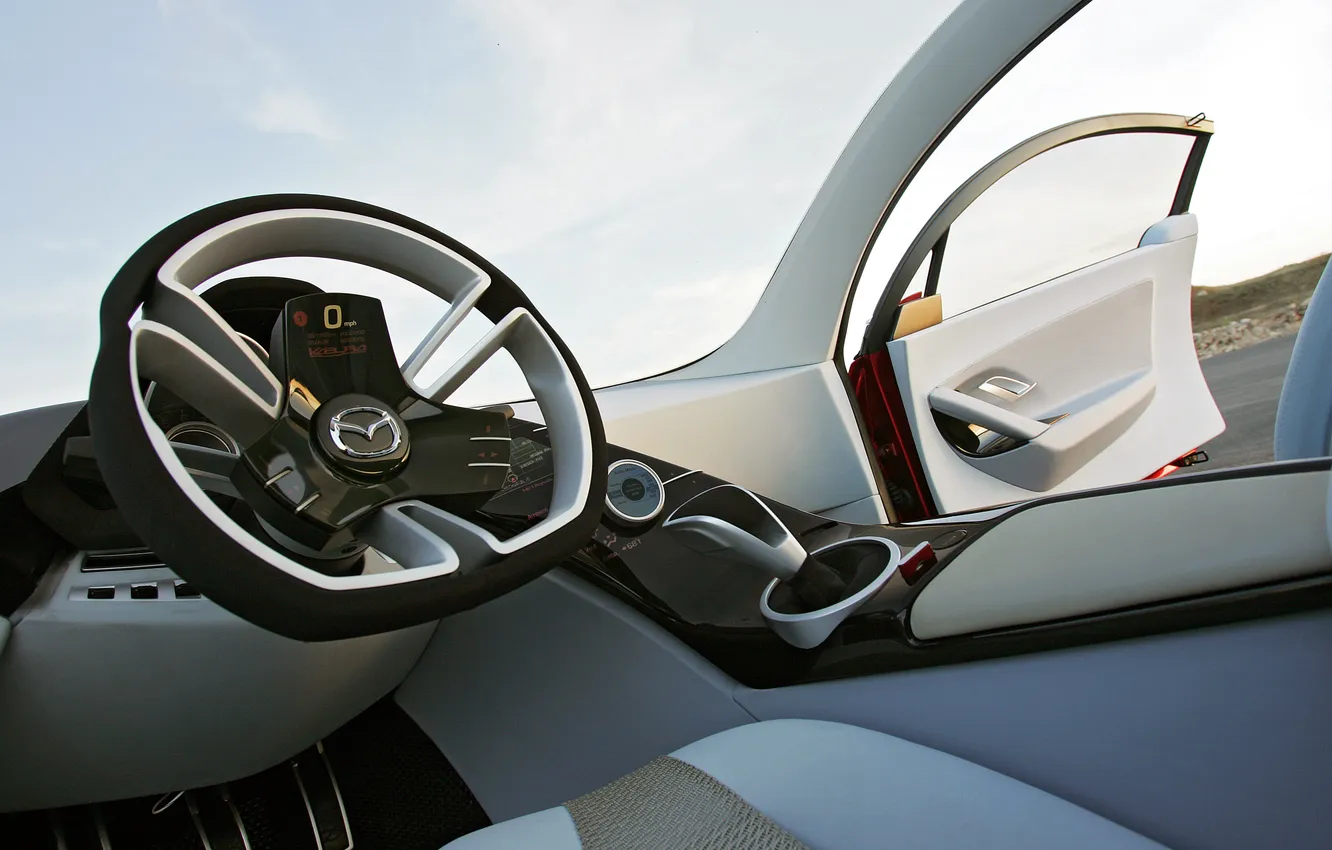 Photo wallpaper The Interior Of The Car, Mazda, the concept, Sieve, Mazda, Mazda Kabura Concept, Concept, 2025