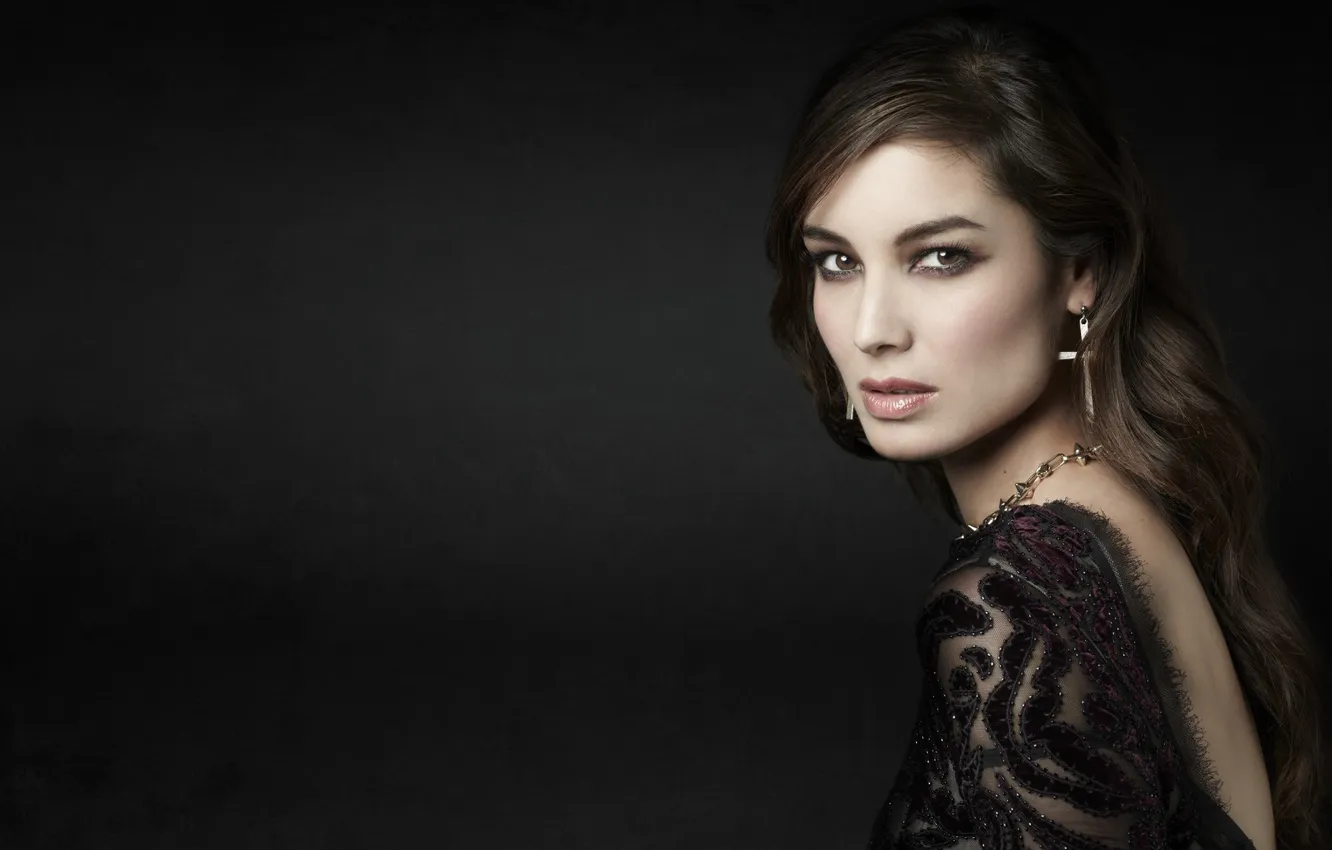 Photo wallpaper girl, the dark background, 007: Coordinates "Skayfoll", Skyfall, Berenice Marlohe, Bérénice Marlo