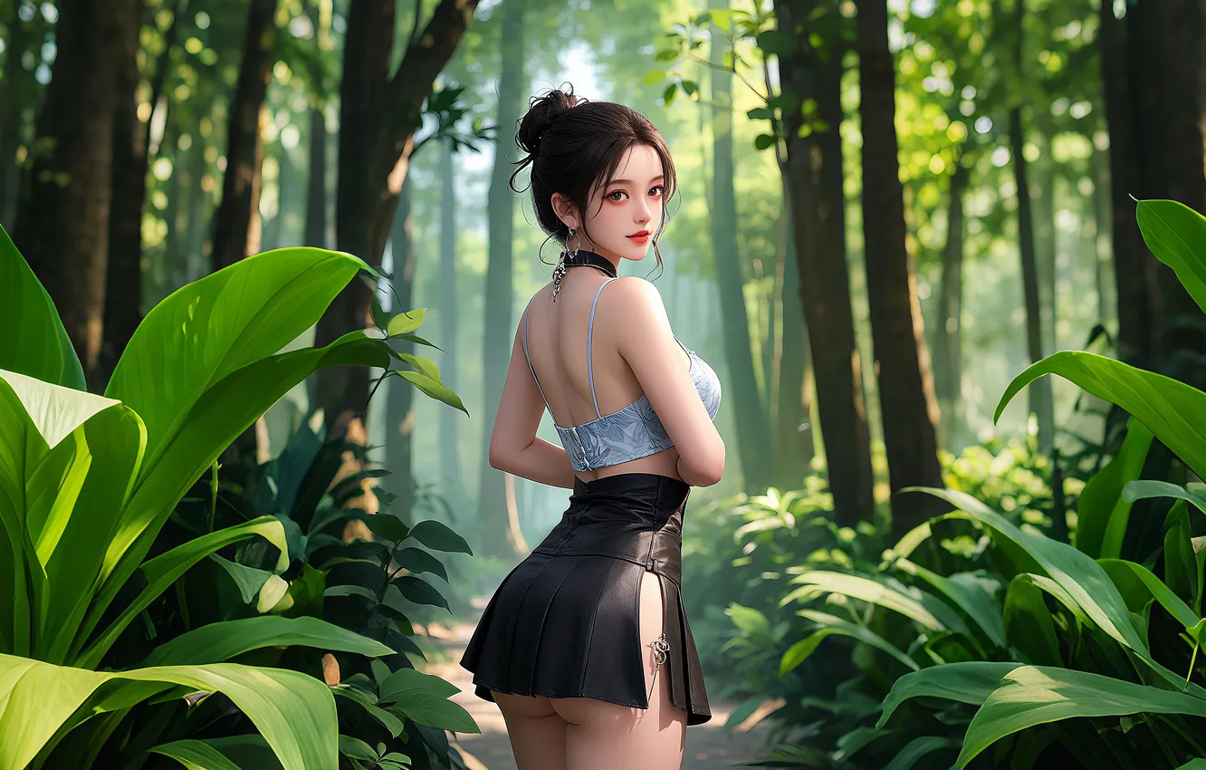 Photo wallpaper girl, sexy, woman