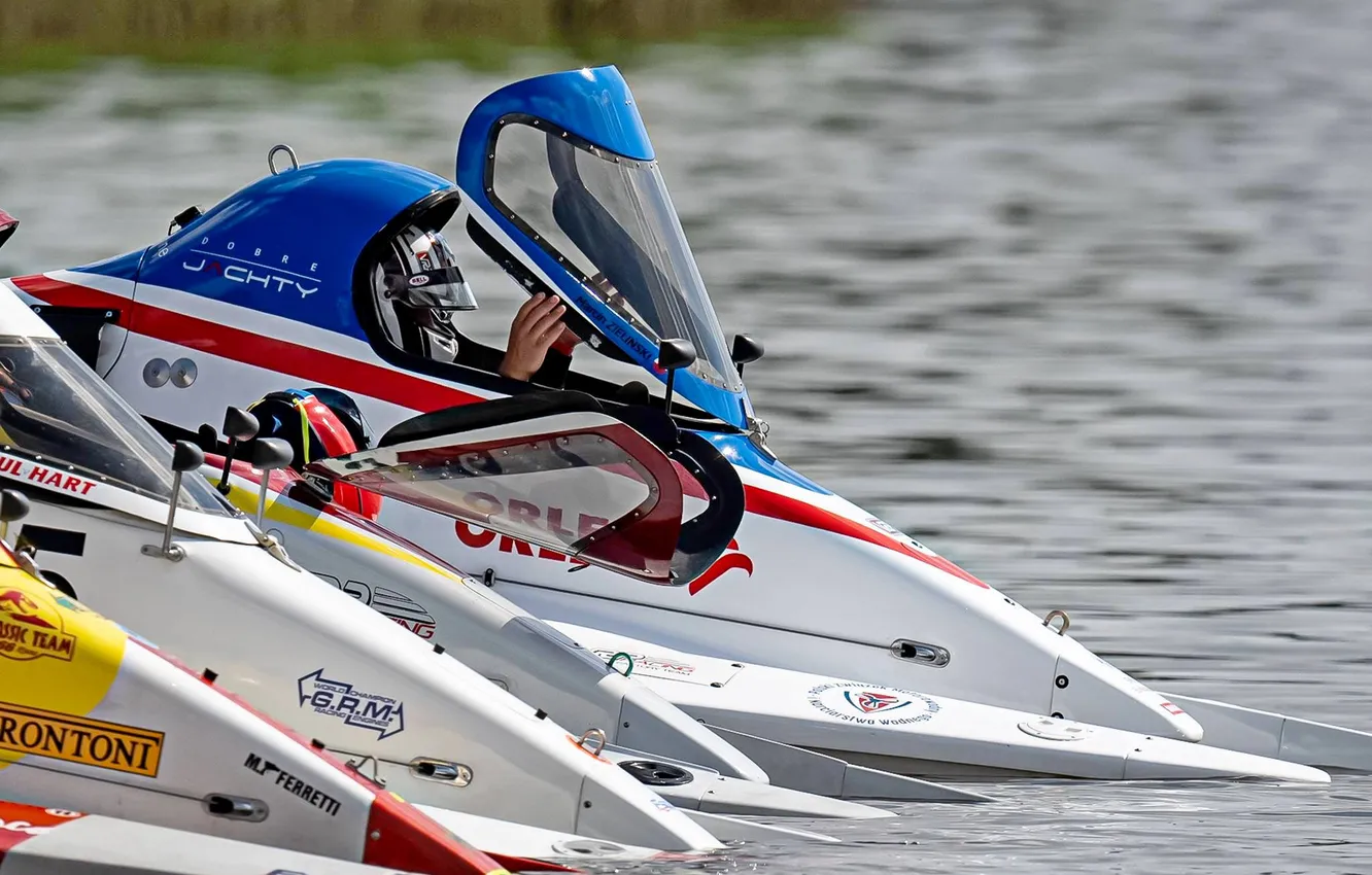 Photo wallpaper race, boat, speed