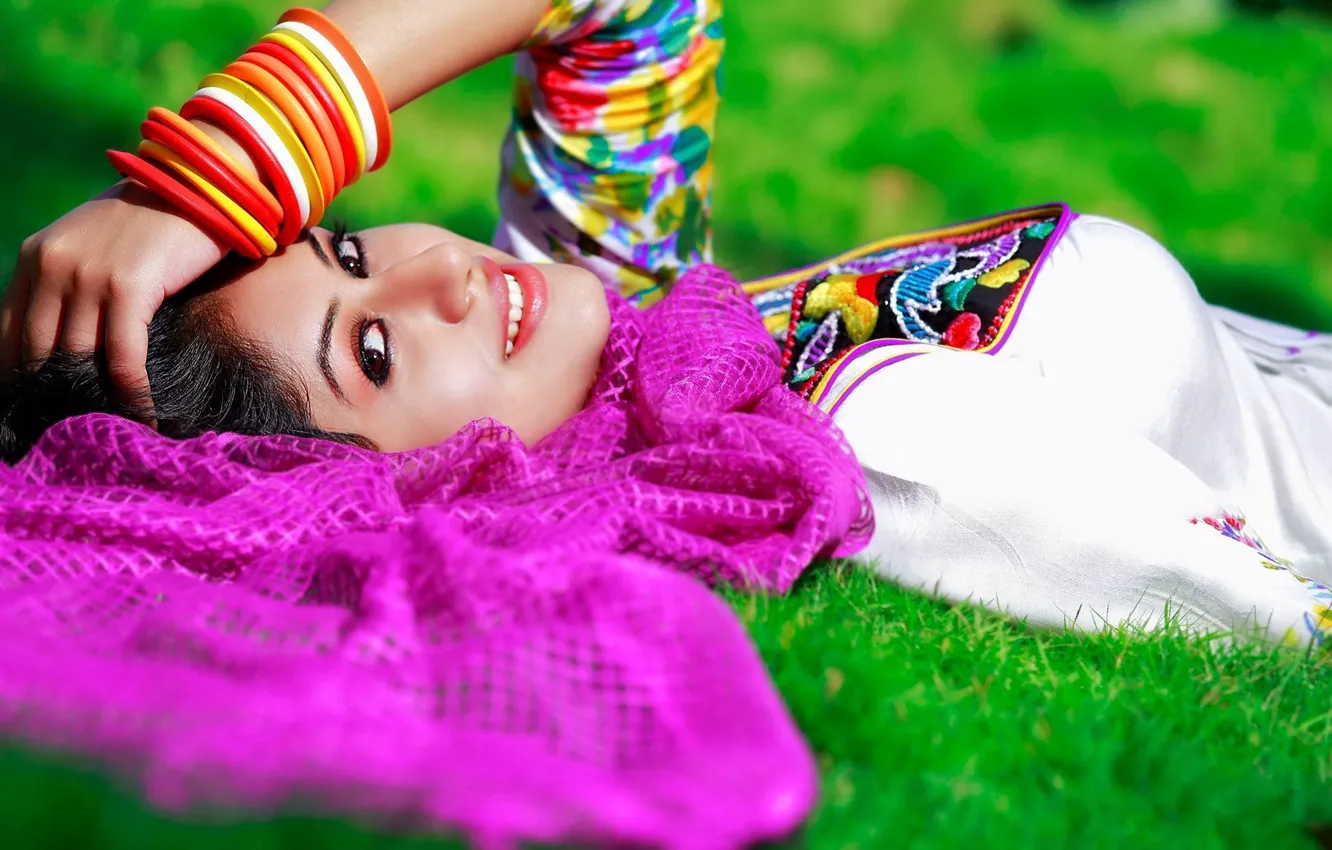 Photo wallpaper girl, actress, beauty, girl, eyes, smile, beautiful, figure