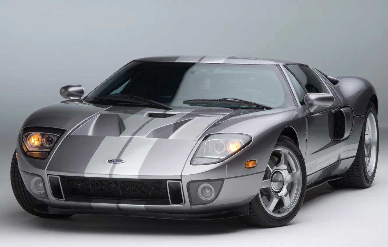 Photo wallpaper strip, grey, lights, Ford, supercar, Ford, the front, Limited Edition