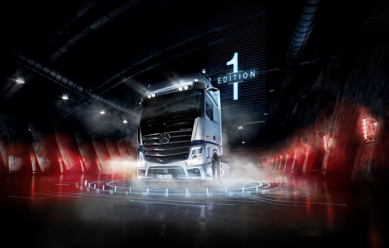 Photo wallpaper Mercedes Benz, Actros, Edition 1
