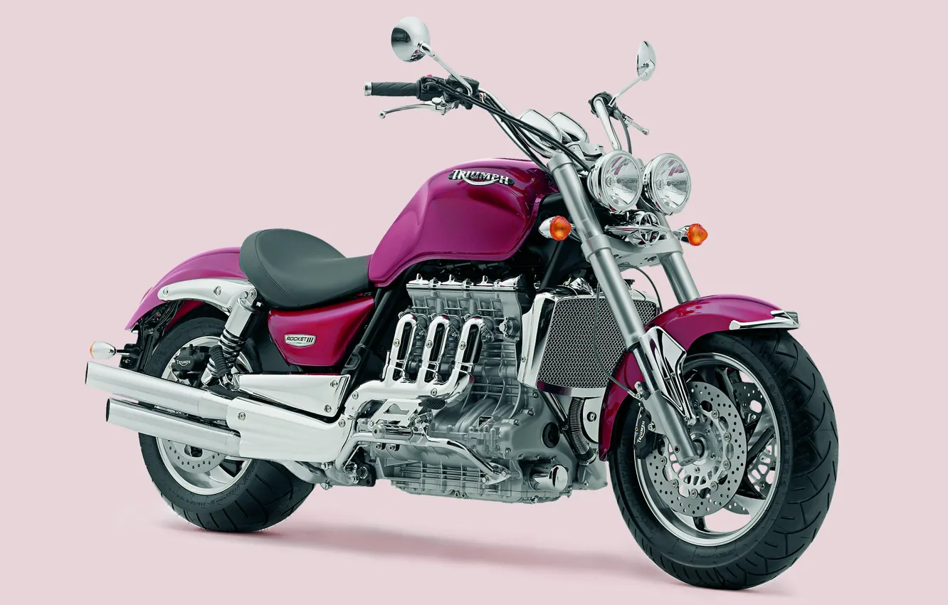 Photo wallpaper motorcycle, third, Triumph lll