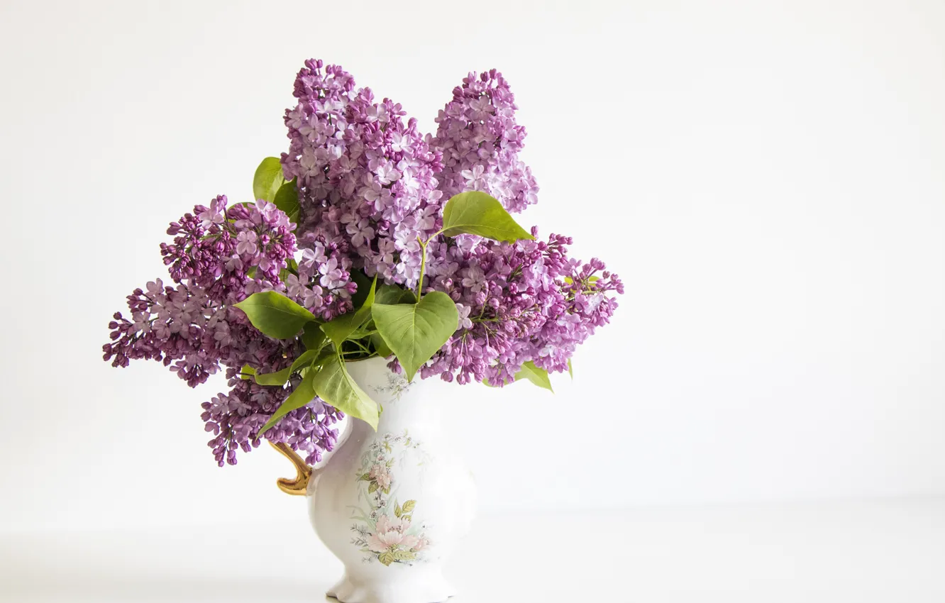 Photo wallpaper flowers, lilac, Lilac, Styled