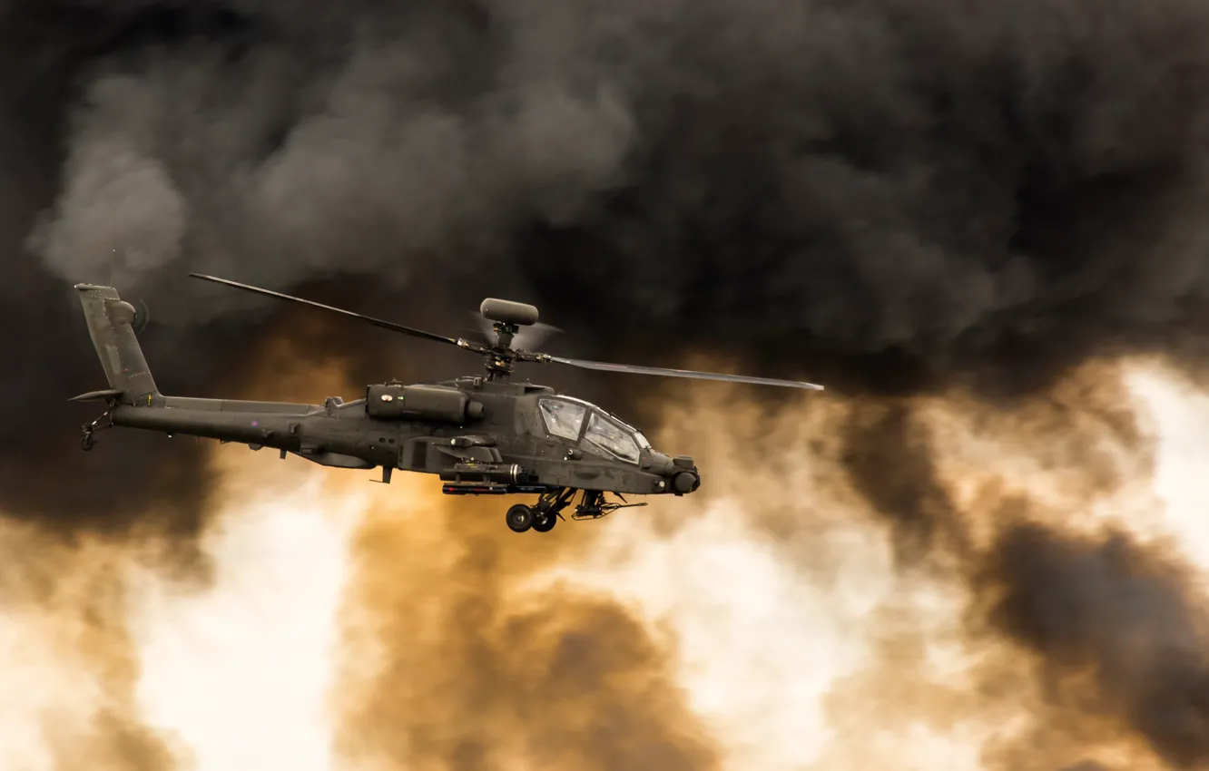 Photo wallpaper aircraft, helicopter, Apache