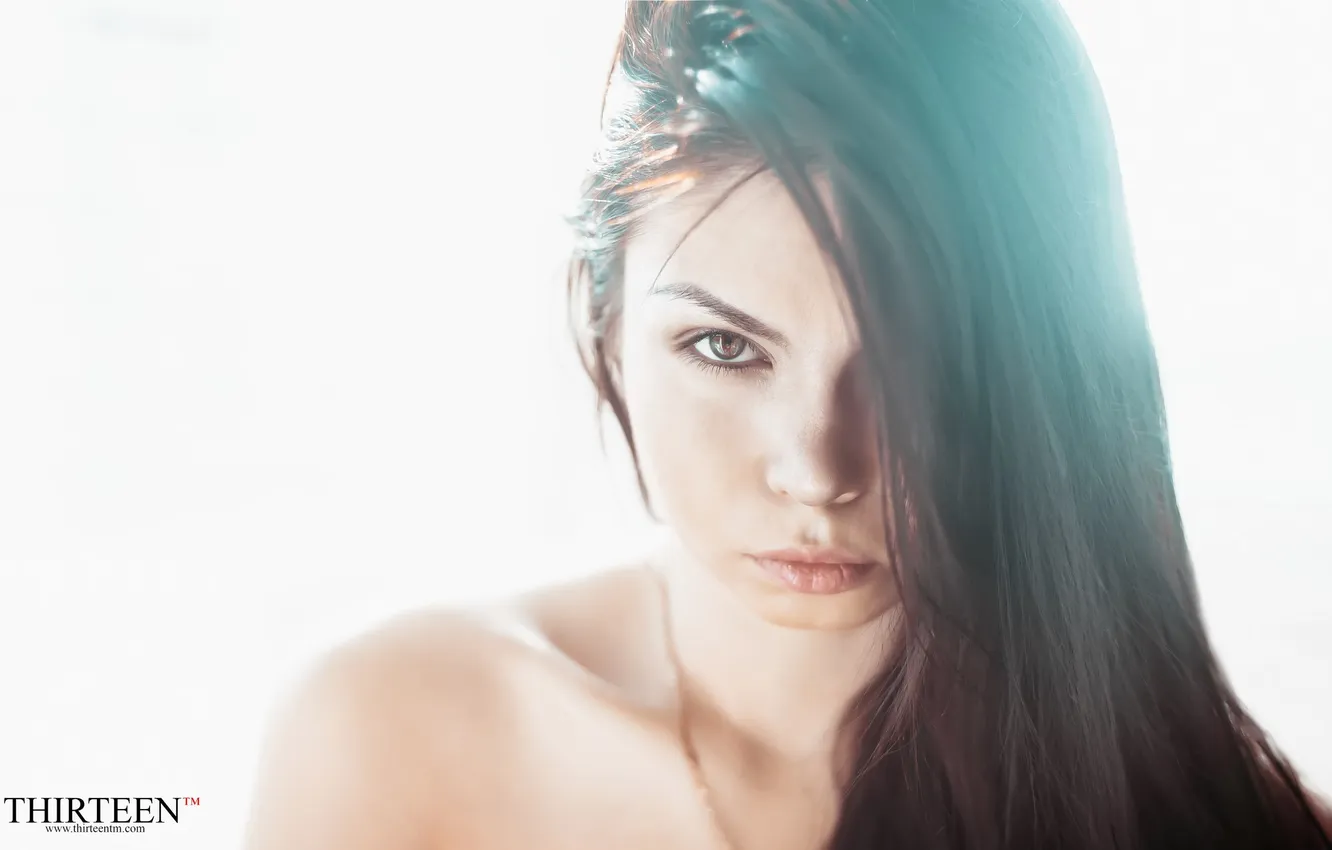 Photo wallpaper girl, face, hair, photographer, girl, photography, photographer, Thirteen