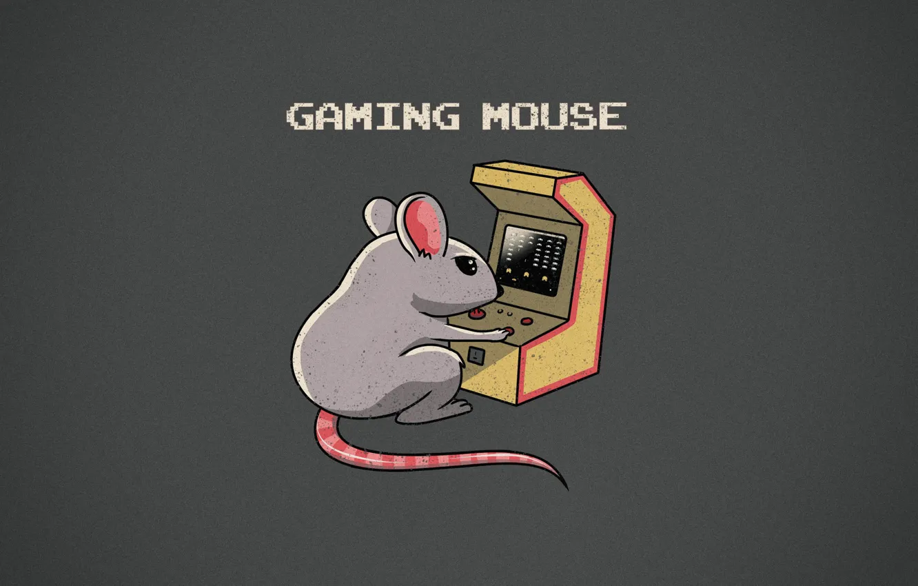 Photo wallpaper Minimalism, Background, Mouse, Art, Gaming, Mouse, Mouse, by Vincenttrinidad