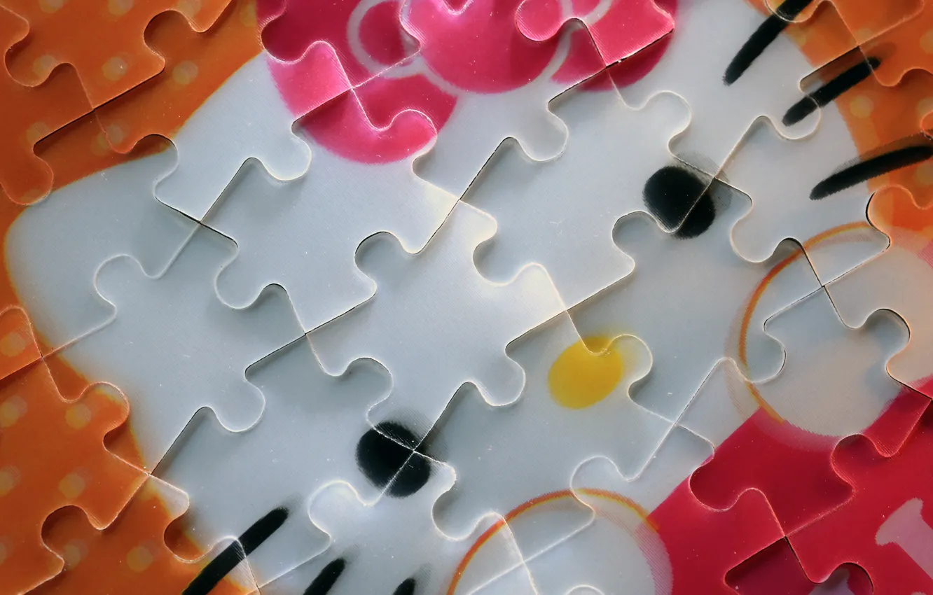 Photo wallpaper color, texture, form, puzzle