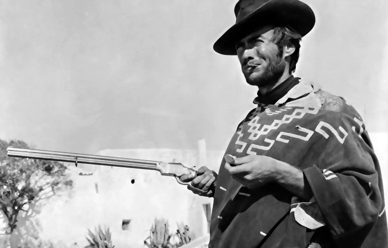 Photo wallpaper classic, 1965, Western, Clint Eastwood, For a Few Dollars More, For a few dollars more